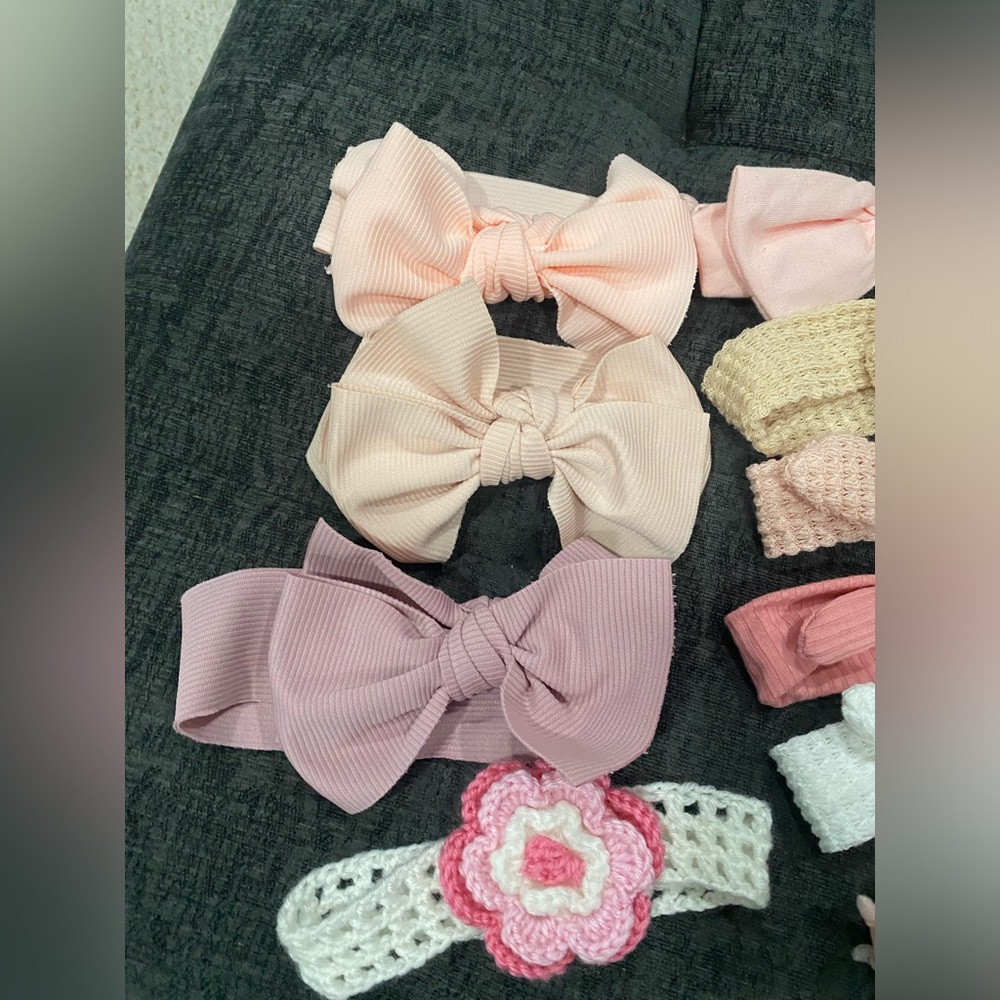Baby girl head bows! NB-6 months